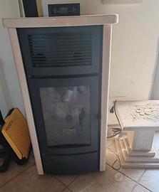 stufa pellet 13 kw ad aria ventilata Palladio 