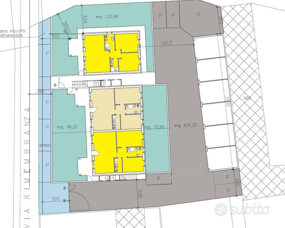 Appartamento di 116 m² con 3 locali e box auto a B - Altro