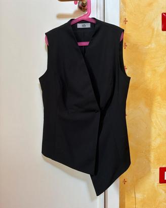 Gilet sartoriale IXOS asimmetrico nero Tg 40