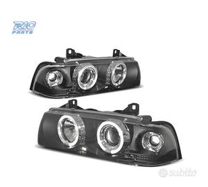 FARI BMW E36 92-98 COUPE CCFL OCCHI ANGEL FONDO NE