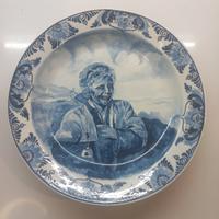 Piatto antico Blu 