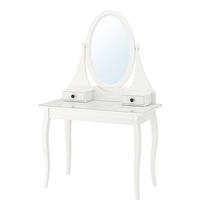 Specchiera/tavolo trucco e sgabello