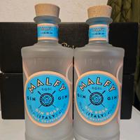 Bottiglie vuote gin malfy 2 pezzi 
