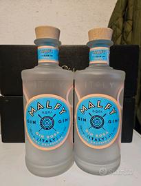 Bottiglie vuote gin malfy 2 pezzi 