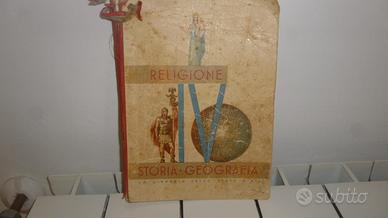 Libro di religione storia e geografia IV classe