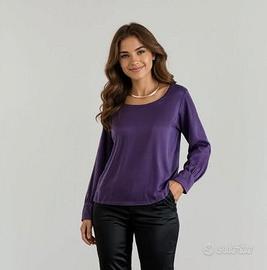 Camicia viola usata pochissimo