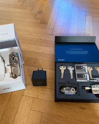 Nuki Smart Lock 3.0 + Nuki Bridge + cilindro Nuki