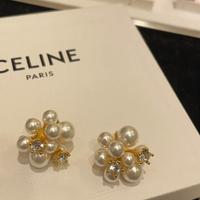 Nuovi fuochi d'artificio di perle Celine con orecc