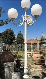 LAMPIONE D'EPOCA DA ESTERNO IN GHISA