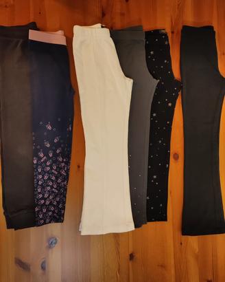 6 pantaloni bambina 