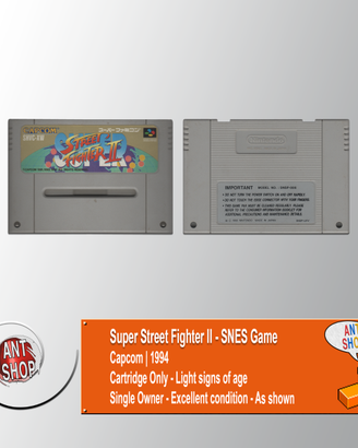 Super Street Fighter II - Vintage SNES/NTSC (1994)