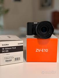 Sony ZVE10 + Sigma