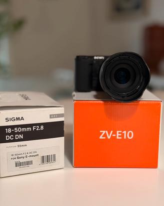 Sony ZVE10 + Sigma