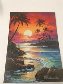 Quadro in forex 25x35cm con motivo marittimo