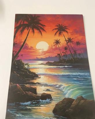 Quadro in forex 25x35cm con motivo marittimo
