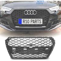 GRIGLIA PER AUDI A4 B9 15-19 LOOK RS4 NERO LUCIDO