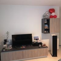 Parete attrezzata soggiorno firmata Snaidero 