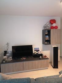 Parete attrezzata soggiorno firmata Snaidero 