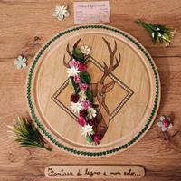 Quadro cervo in primavera