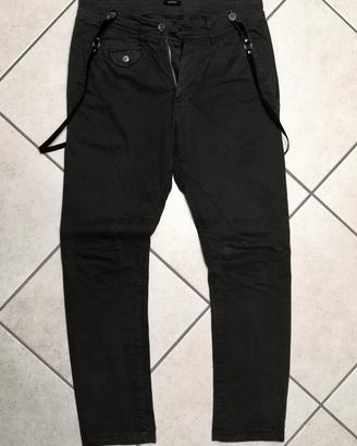 Pantaloni Imperial cavallo basso grigio tendente a