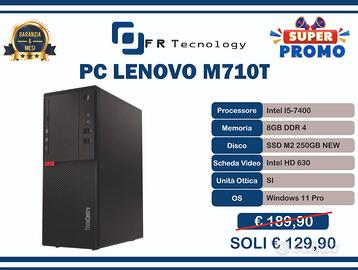 PC Lenovo M710t I5-7400 ddr4 8gb NVME 250gb HDD1TB