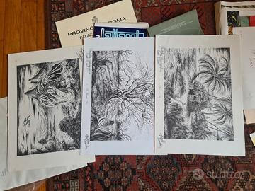 valery Escalar disegni vari