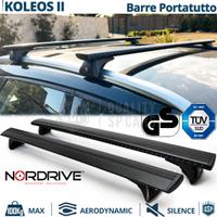 Barre Tetto per Renault Koleos 2 in Alluminio Nero