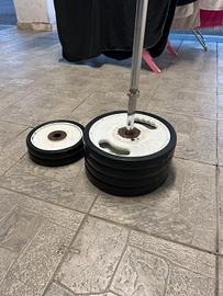 Panatta sport originale bilanciere +50kg dischi