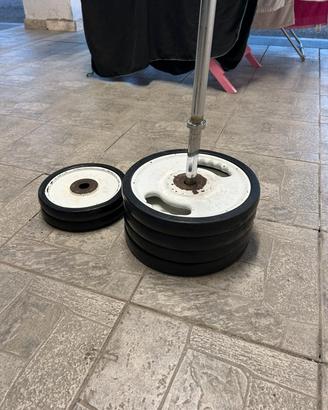 Panatta sport originale bilanciere +50kg dischi