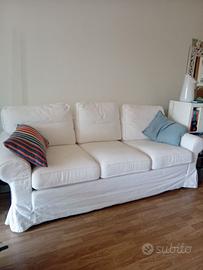 Divano letto IKEA Ektorp Pixbo bianco