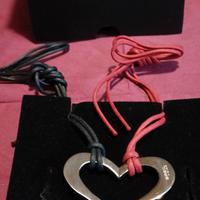 BREIL TRIBE Ciondolo Cuore Doppio ORIGINALE-NUOVO 