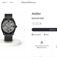 Orologio Skeleton Etienne Moreaux Atelier