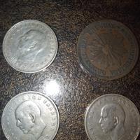 monete argento Grecia e Uruguay bronzo 