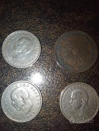 monete argento Grecia e Uruguay bronzo 