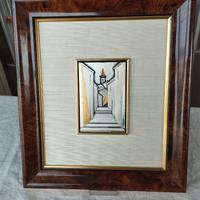 Quadro laminato argento 925 Ottaviani