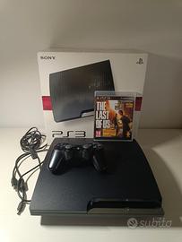 PS3 Slim completa di scatola + the last of us