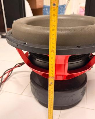 Ground Zero GZNW 15Xmax subwoofer 38cm  1 Ohm,