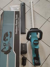 Tagliasiepi a Batteria 21V con Lama 51cm Nuovo 