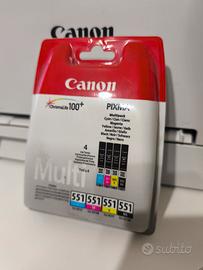 Multipack cartucce Canon 551 originale