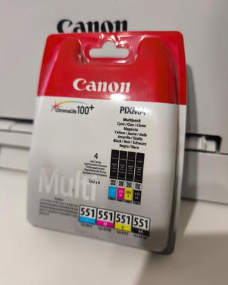 Multipack cartucce Canon 551 originale