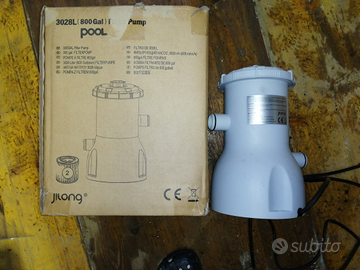 Pompa con filtro a cartuccia