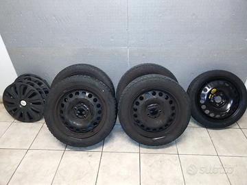 set gomme invernali e ruotino scorta e copricerchi