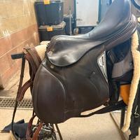 Sella Equiline 17.5 testa di moro