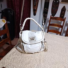 borsa bianca Guess modello Los Angeles