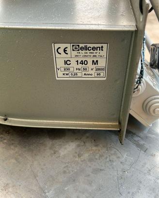Aspiratore Elicent mod. IC 140 M nuovo