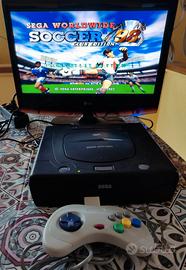 Sega Saturn + controller + gioco