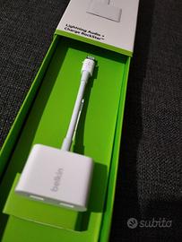 Apple iPhone Ipad adattatore doppio Lightning