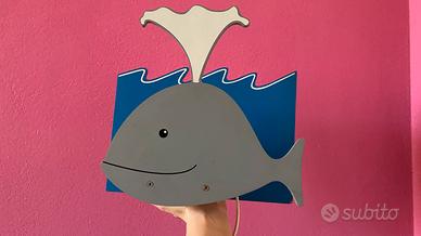 Lampada balena per bambini