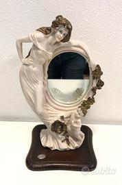 Scultura con specchio stile Liberty "Del Vecchio"