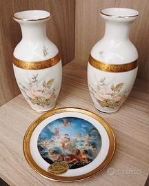 PORCELLANE LIMOGES CON FINITURA IN ORO 24 KT